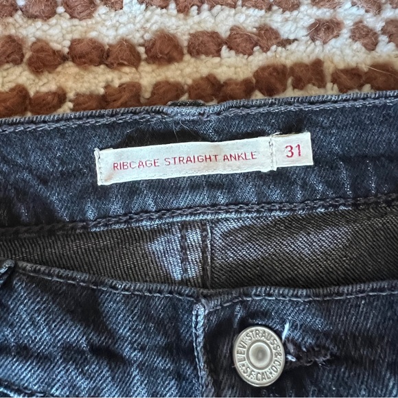 Levi’s Ribcage Straight Ankle Jeans, Feelin’ Cagey size 31 - Picture 4 of 14